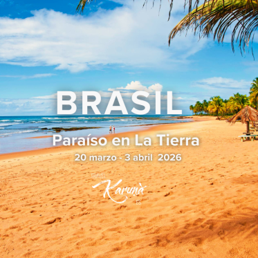 Brasil, Praíso en la Tierra. Del 20/03 al 03/04