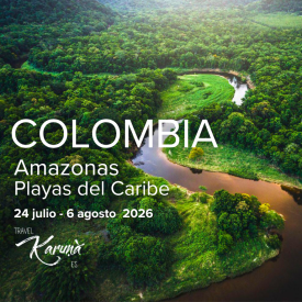 Colombia, Amazonas y Caribe. 24 de jul. – 06 de ago. 2026
